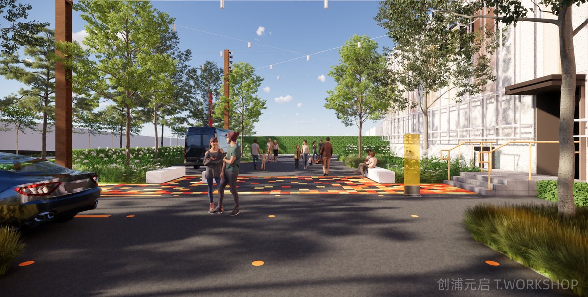 宁波三官堂TOD社区商业-萤集缤虹里景观设计-67-创浦元启