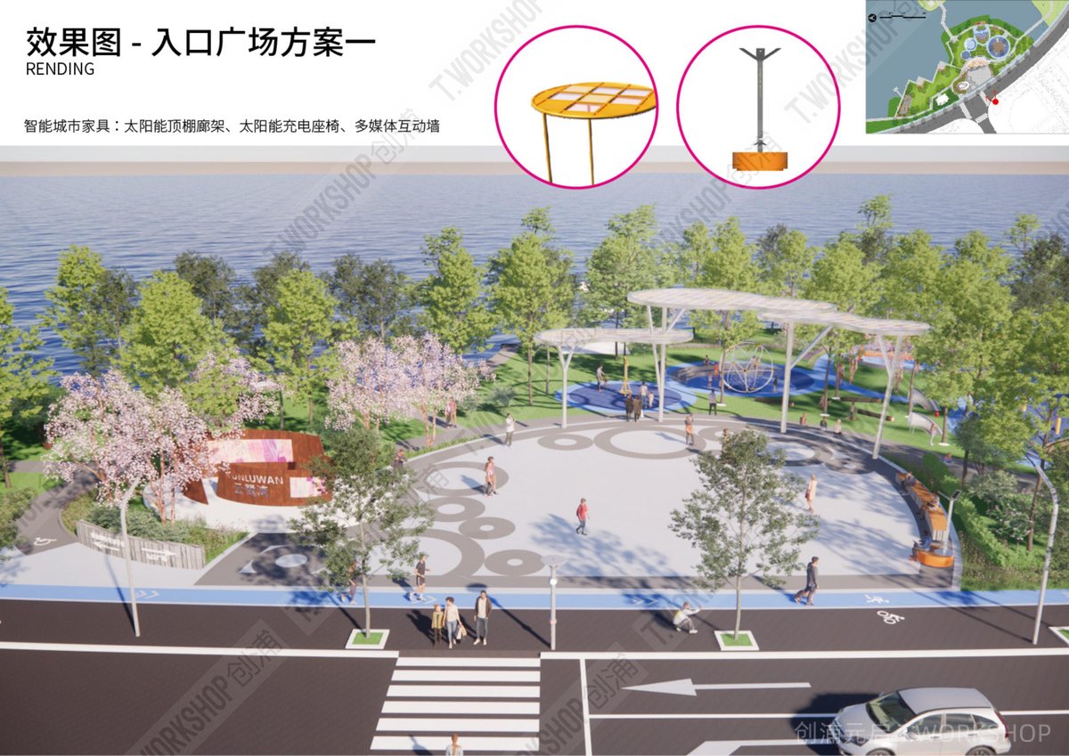 宁波江北云鹭湾设计智慧景观改造项目景观设计-29-创浦元启